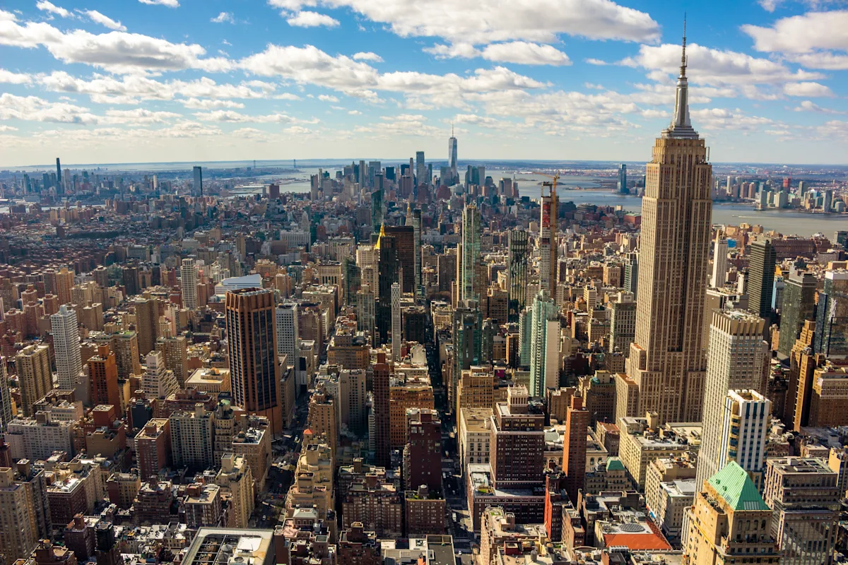 New York City skyline with the Empire State Building
